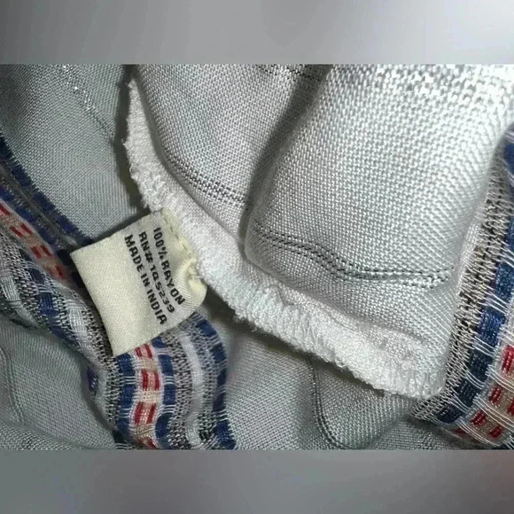 Sim & Sam Kimono L/XL Striped Coastal Boho Bohemian Summer - Picture 5 of 8